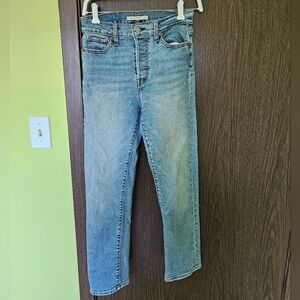 Levi's Wedgie Straight Size 26 Lightwash Womens